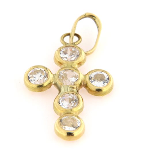 Pendente Forever Gioielli in Oro Zircone FGCI00153 - FGCI00153